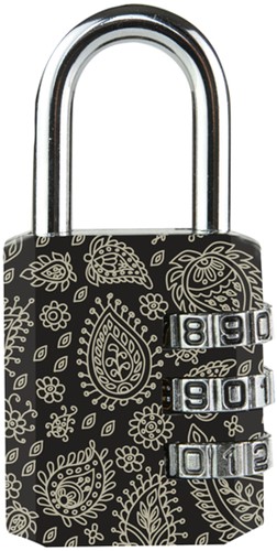 Hangslot Masterlock 3 cijfer 30mm 4 patronen ass 1 Stuk