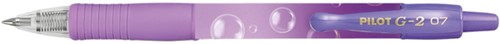 Gelschrijver PILOT G-2 Bubble violet M blauwschr 1 Stuk