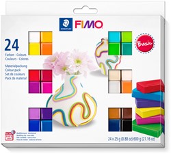 Boetseerklei Staedtler Fimo soft 24st assorti 24 Stuk