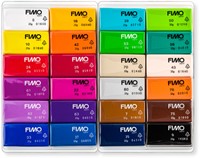 Boetseerklei Fimo soft set colour pack 24 kleuren 24 Stuk-2