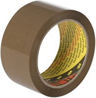 Verpakkingstape Scotch 371 48mmx66m bruin PP 1 Rol-2