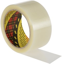 Verpakkingstape Scotch 371 48mmx66m transparant PP 1 Rol