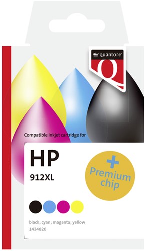 Inktcartridge Quantore Hp 912XL 3YP34AE hc zw+3 kl 4 Multipack