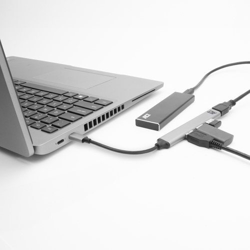 USB-C hub 3x USB-A 2.0 en 1x USB-A 3.0 1 Stuk-2