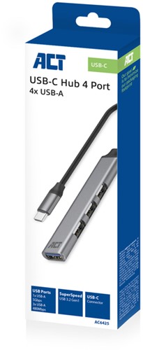 USB-C hub 3x USB-A 2.0 en 1x USB-A 3.0 1 Stuk-4