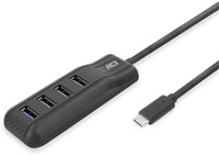 USB-C hub 3.0 4 poorts USB-A 1 Stuk