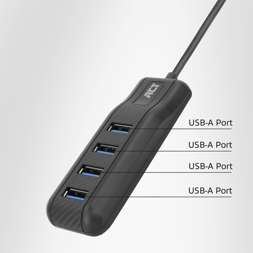USB-C hub 3.0 4 poorts USB-A 1 Stuk-3