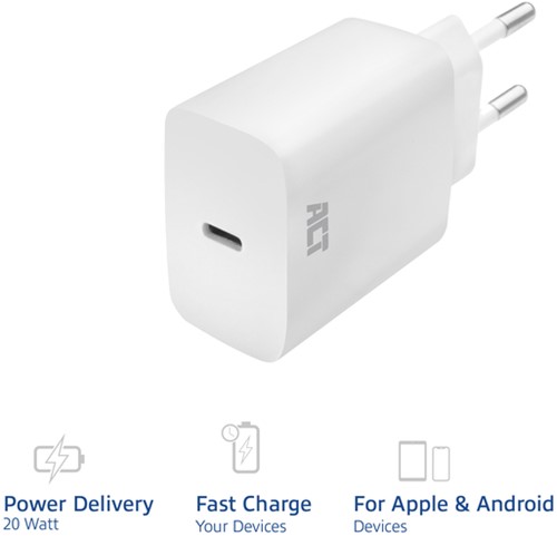 USB-C Lader 1-poort 20W Power Delivery 1 Stuk-2