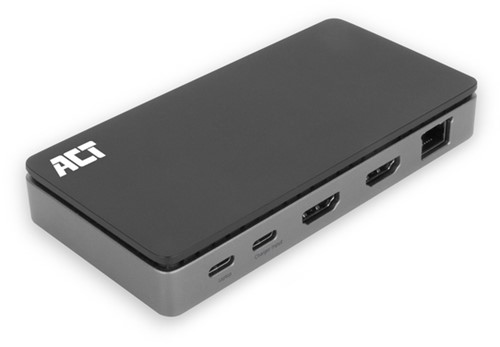 USB-C 4K MST dockingstation voor 2 HDMI-monitoren 1 Stuk