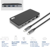 USB-C 4K MST dockingstation voor 2 HDMI-monitoren 1 Stuk-2