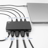 USB-C 4K MST dockingstation voor 2 HDMI-monitoren 1 Stuk-2