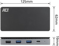 USB-C 4K MST dockingstation voor 2 HDMI-monitoren 1 Stuk-3