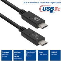 USB4® 40Gbps kabel USB-C USB-IF 1 Stuk-2