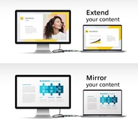 USB-C 4K docking station voor 1 HDMI monitor 1 Stuk-1