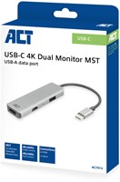 Adapter ACT USB-C 4K multiport 2 HDMI monitoren 1 Stuk-6
