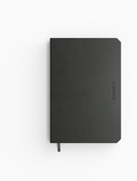 Notbk de KEMPEN Ashblack 110x160 lijn 160pag zwart 1 Stuk