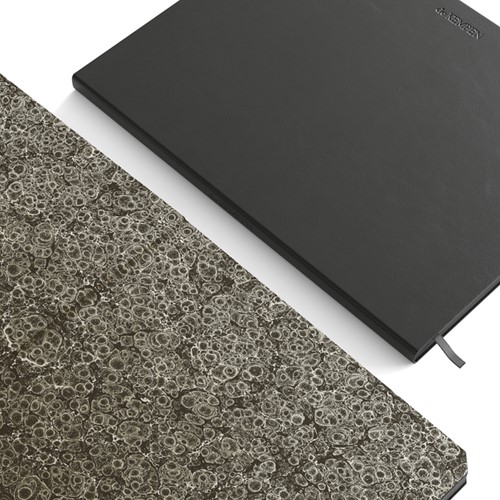 Notitieboek de KEMPEN Ashblack 110x160mm lijn 160 pagina's 90gr zwart-2