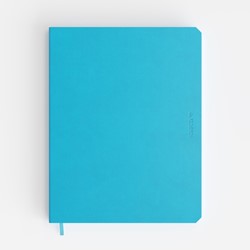 Notitieboek de KEMPEN Limitless 171x220mm blanco 192 pag 90gr felblauw