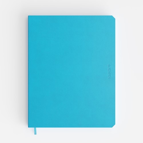 Notitieboek de KEMPEN Limitless 171x220mm blanco 192 pag 90gr felblauw