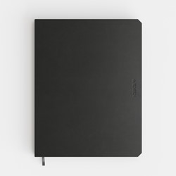 Notbk de KEMPEN Ashblack 171x220 blanco 192pag zw 1 Stuk