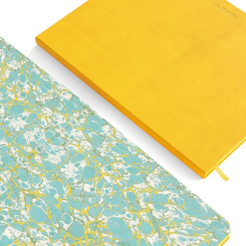 Notitieboek de KEMPEN Independent 110x160mm lijn 160 pag 90gr geel-2