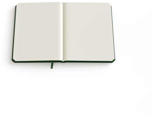 Notitieboek de KEMPEN Silence 110x160mm blanco 160 pag 90gr dblauw-3