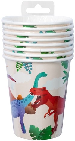 Cups Dino 8 Stuk-2