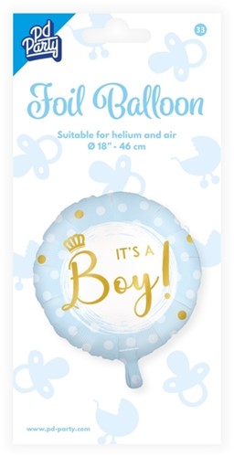 Foil balloon It's a boy! 1 Stuk-2