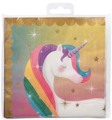 Napkins Unicorn 16 Stuk-2