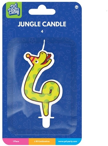 Jungle candle 4 Snake 1 Stuk-2