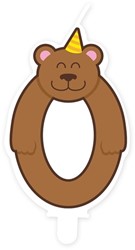 Jungle candle 0 Bear 1 Stuk