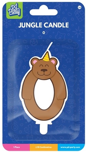 Jungle candle 0 Bear 1 Stuk-2