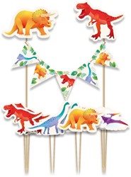 Cake decorations Dino 1 Stuk