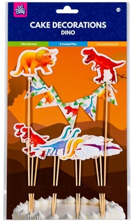 Cake decorations Dino 1 Stuk-2