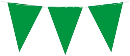 Party Flag PE Green 1 Stuk