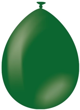 Balloons 25 pcs. Forest green 25 Stuk