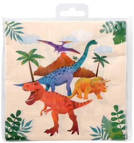 Napkins Dino 16 Stuk-2