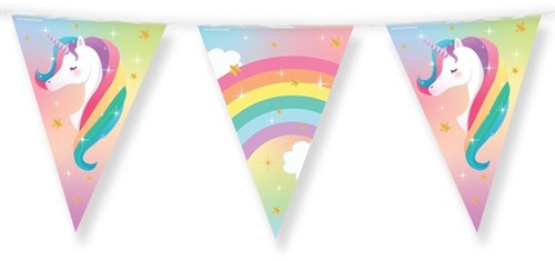 Vlaggenlijn Unicorn folie 10 meter 1 Stuk