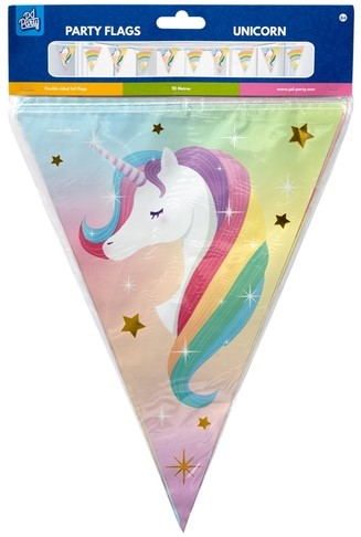 Vlaggenlijn Unicorn folie 10 meter 1 Stuk-2