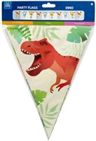 Vlaggenlijn Dino folie 10 meter 1 Stuk-2