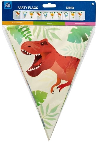 Vlaggenlijn Dino folie 10 meter 1 Stuk-2