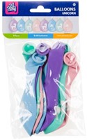Ballonen Unicorn 30 cm 8 stuks pastel 8 Stuk-2