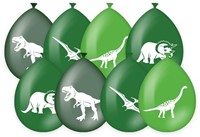 Party balloons Dino 8 Stuk