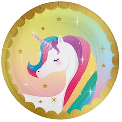 Plates Unicorn 8 Stuk