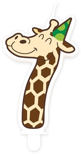 Jungle candle 7 Giraffe 1 Stuk