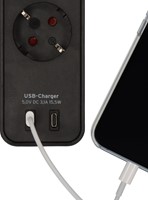 Stekkerdoos Brennenstuhl Eco 4vdig 2 USB C 1.5m zw 1 Stuk-3