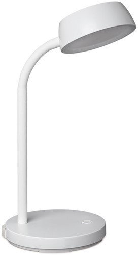 Bureaulamp MAUL Abby LED op voet wit 1 Stuk