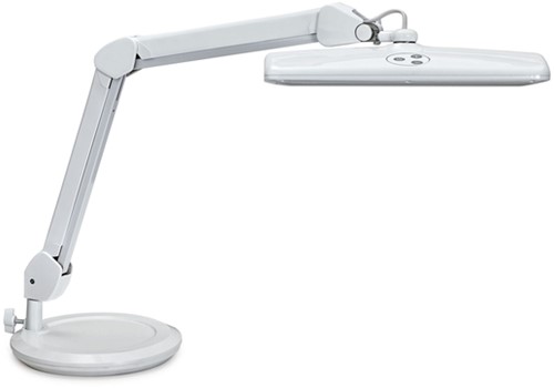 Werkpleklamp MAUL Intro LED dimbaar op voet wit 1 Stuk-2