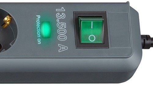 Stekkerdoos Brennenstuhl OSB 6vd 1.5m zwart 1 Stuk-2