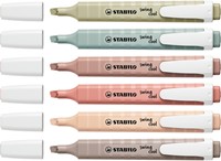 Markeerstift STABILO Swing cool nature assorti 6st 6 Stuk-2